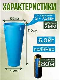 Мусоросброс Промышленник прямая секция
